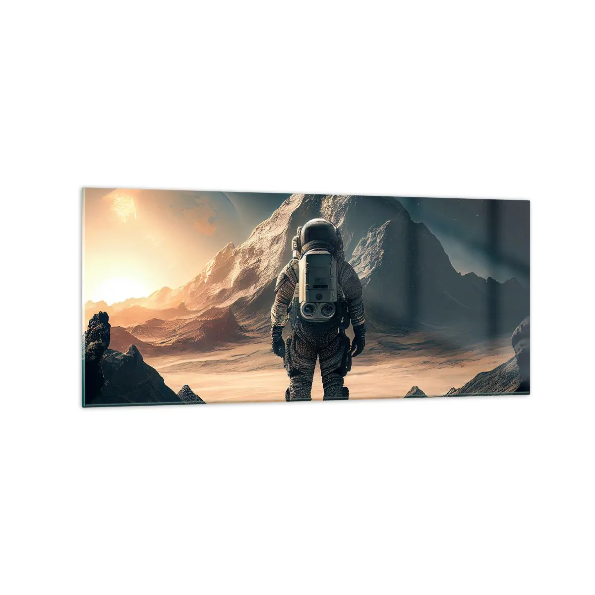 Schilderen op glas - Nieuwe uitdaging - 120x50 cm