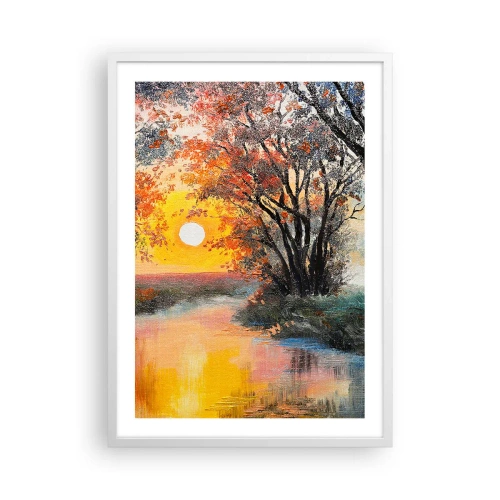 Poster in een witte lijst - Herfst vibes - 50x70 cm