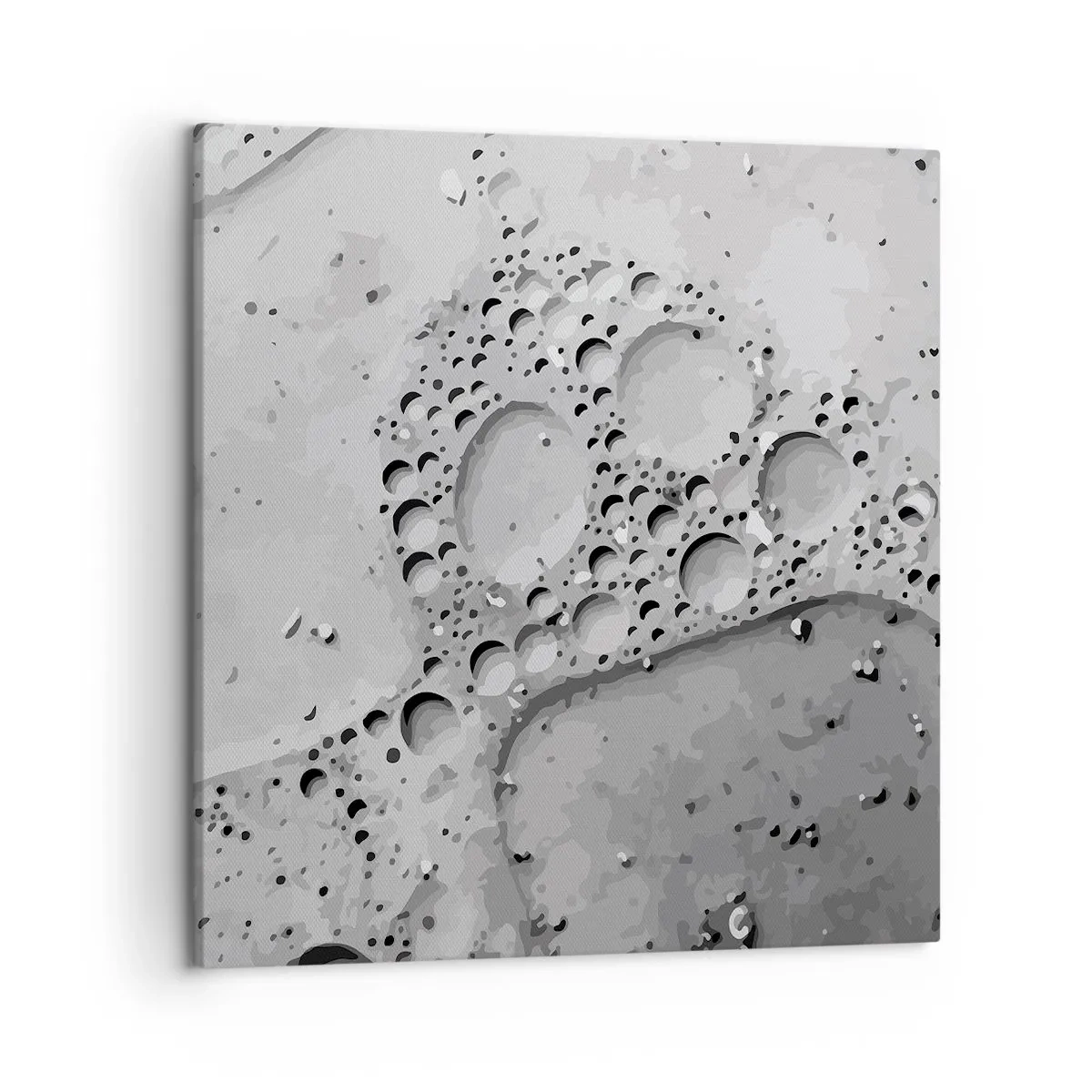 Schilderen op canvas - Schuimspoor - 50x50 cm