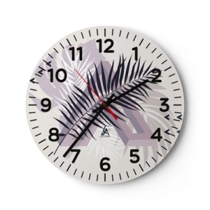 Wandklok - Klok - De schaduw van de schaduw - 30x30 cm