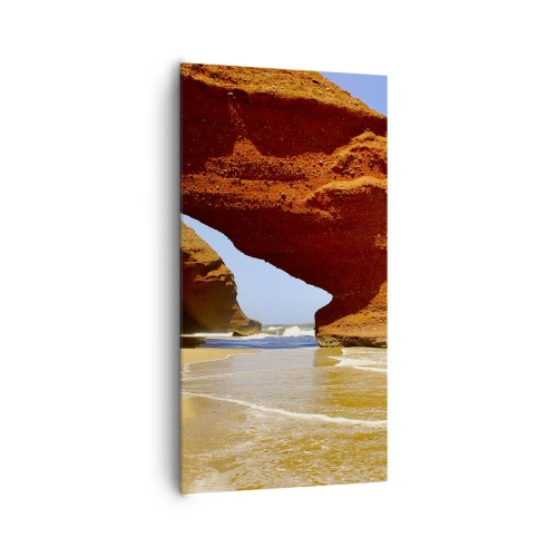 Schilderen op canvas - Water en wind  al duizen jaren - 65x120 cm