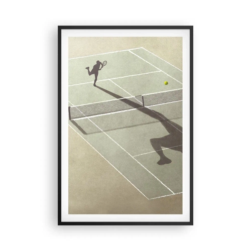 Poster in een zwarte lijst - Jezelf overwinnen - 61x91 cm