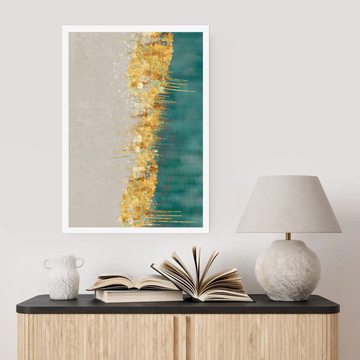 Poster - De gouden rand - 30x40 cm