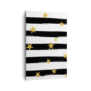 Schilderen op canvas - We zijn allemaal geboren onder een gelukkige ster - 80x120 cm