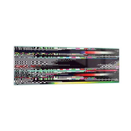 Schilderen op glas - Het controlebeeld van de werkelijkheid - 160x50 cm