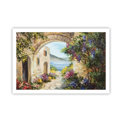 Poster - De charme van een kustprovincie - 91x61 cm