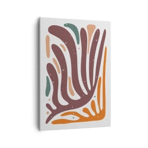 Schilderen op canvas - Stralende organische compositie - 50x70 cm