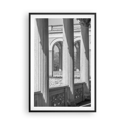 Poster in een zwarte lijst - Zonnige arcade - 61x91 cm