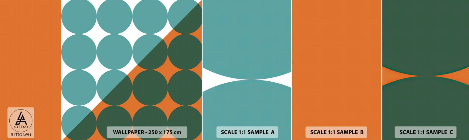 Fotobehang Staaltje Standard Eco - Omhoog en diagonaal - Abstractie, Deel, Grafisch - 100x30 cm