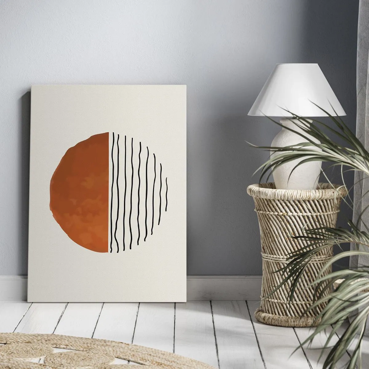 Schilderen op canvas - In het Japanse klimaat - 50x70 cm