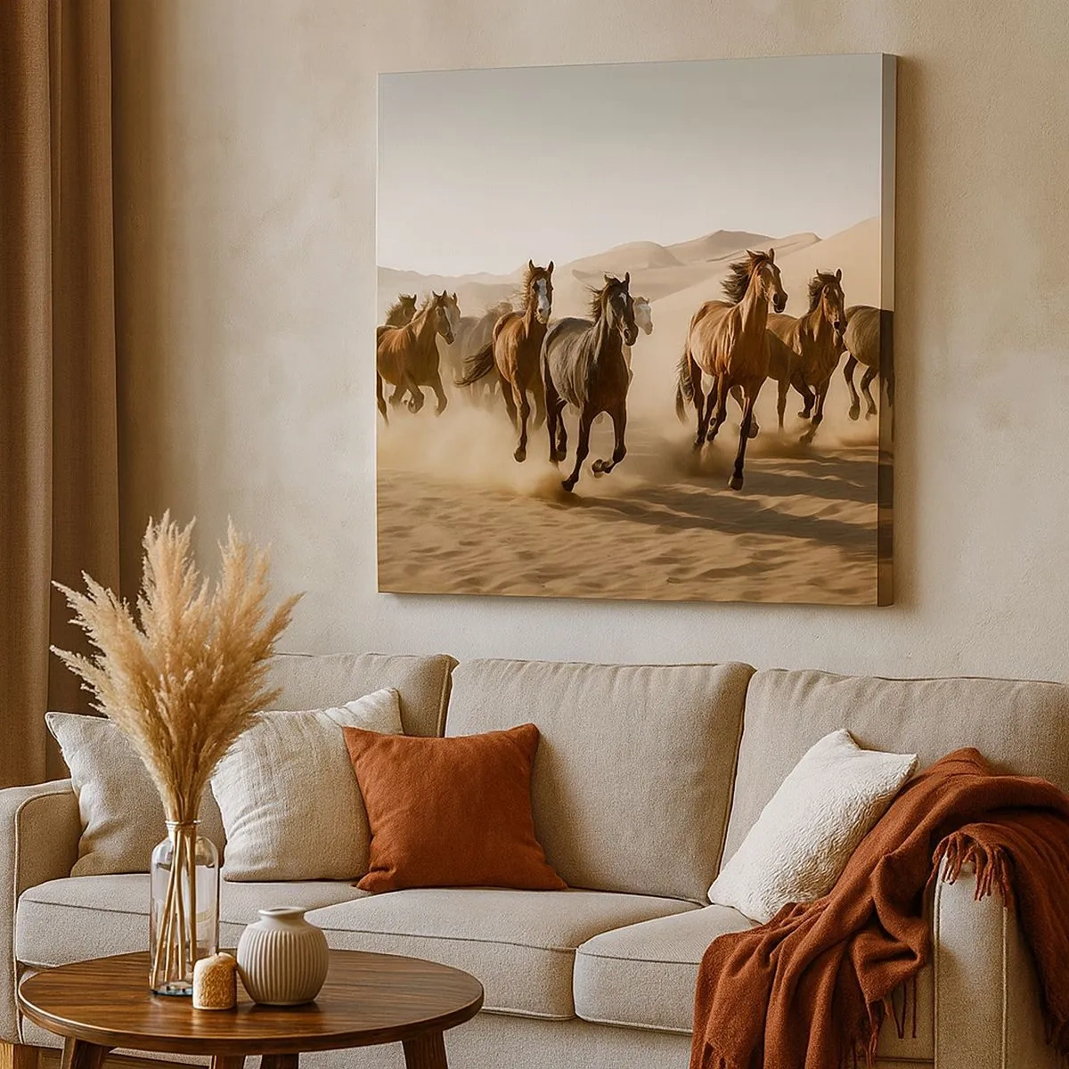 Schilderen op canvas - Vrij als de wind - 30x30 cm