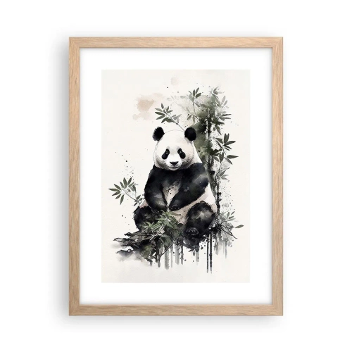 Een poster in een licht eiken lijst - Groeten uit China - 30x40 cm