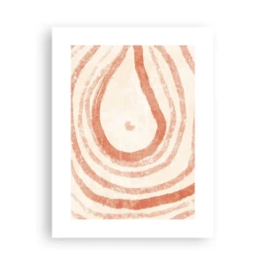 Poster - Koraalcirkels – compositie - 30x40 cm