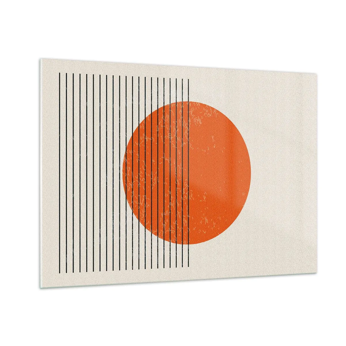 Schilderen op glas - Altijd de zon - 100x70 cm