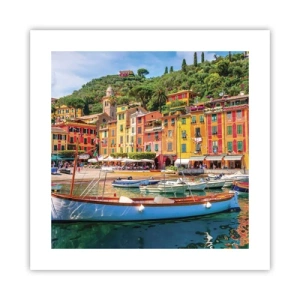 Poster - Italiaanse ochtend - 40x40 cm