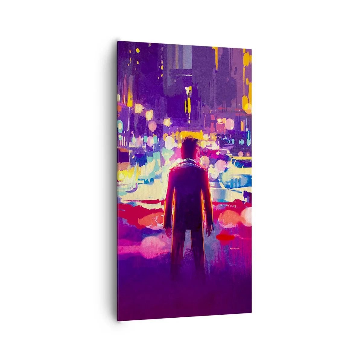 Schilderen op canvas - Ondergedompeld in het licht - 65x120 cm