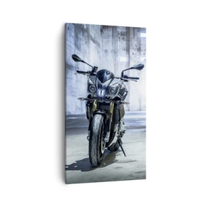 Schilderen op canvas - Voordat de motor brult - 45x80 cm