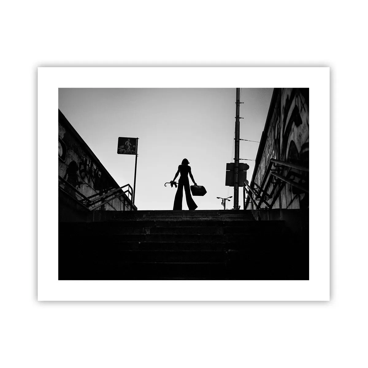 Poster - Stedelijk dwalen - 50x40 cm
