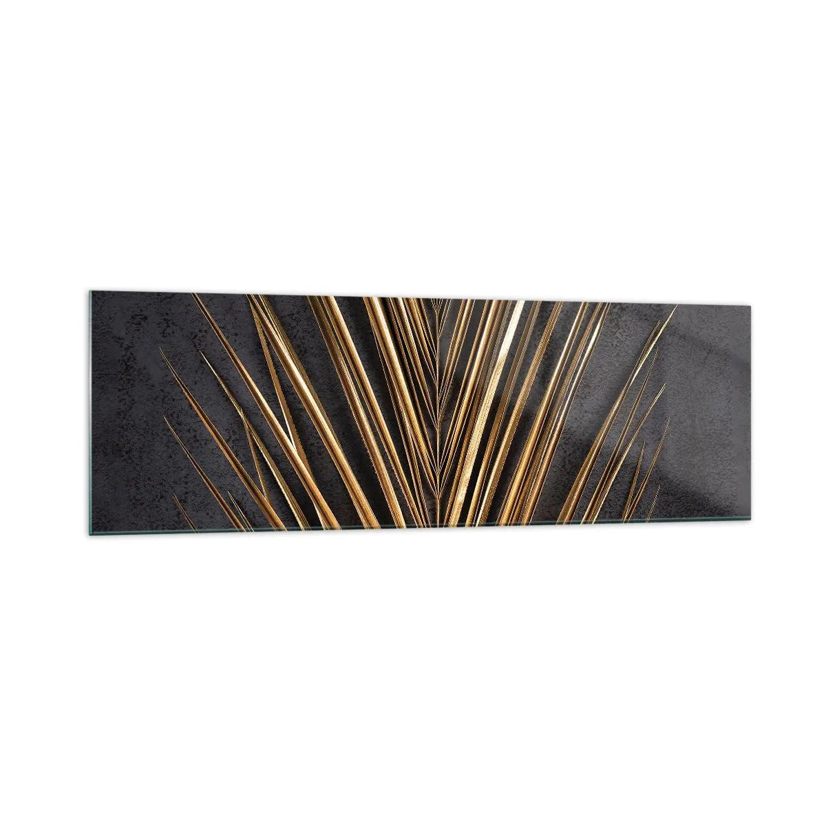 Schilderen op glas - Het goud van de tropen - 160x50 cm