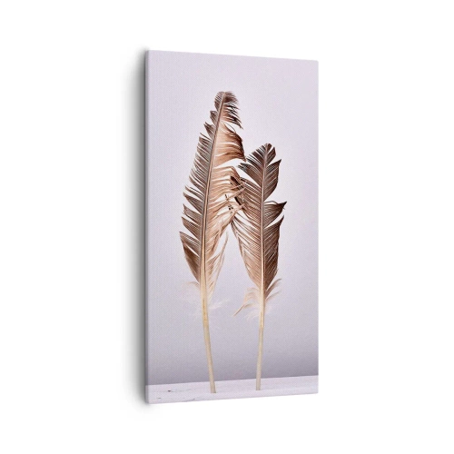 Schilderen op canvas - Tegen het niets - 55x100 cm