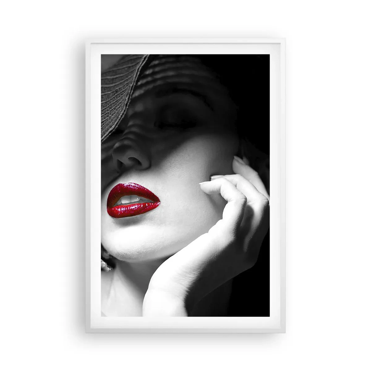 Poster in een witte lijst - Een studie in scharlaken - 61x91 cm