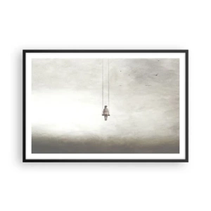 Poster in een zwarte lijst - Een kind in ons - 91x61 cm