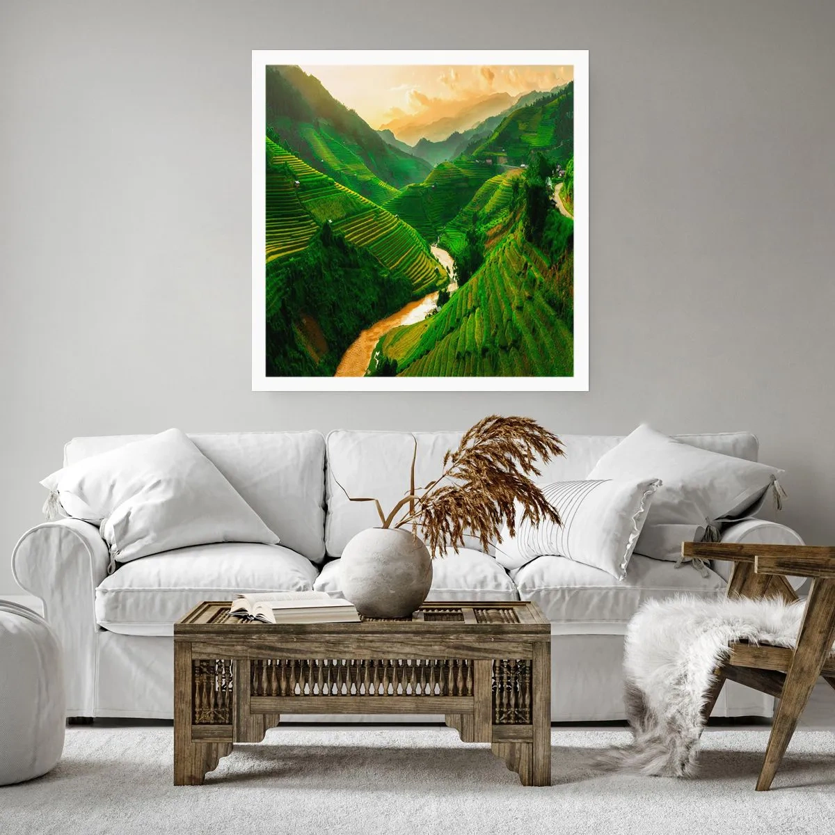 Poster - Vietnamese vallei - 30x30 cm