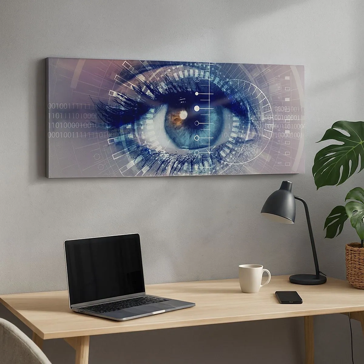 Schilderen op canvas - Je denkt dat je me kent - 100x40 cm