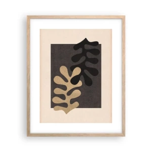 Een poster in een licht eiken lijst - Afwezigheid en complement - 40x50 cm