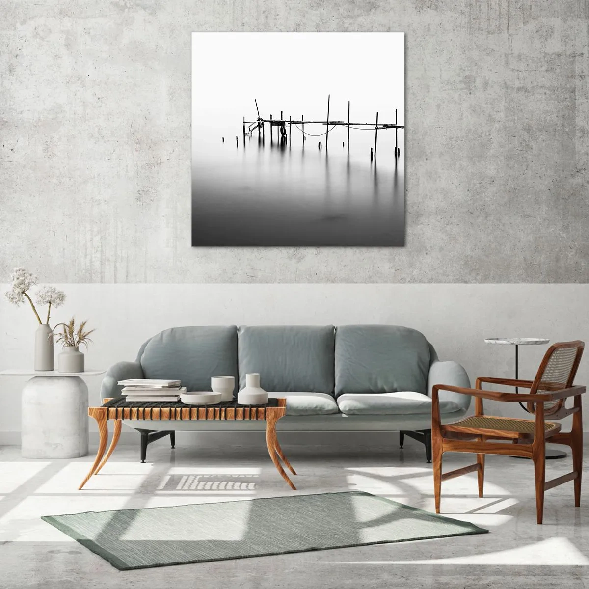 Schilderen op glas - Wat als er geen wereld is? - 70x70 cm