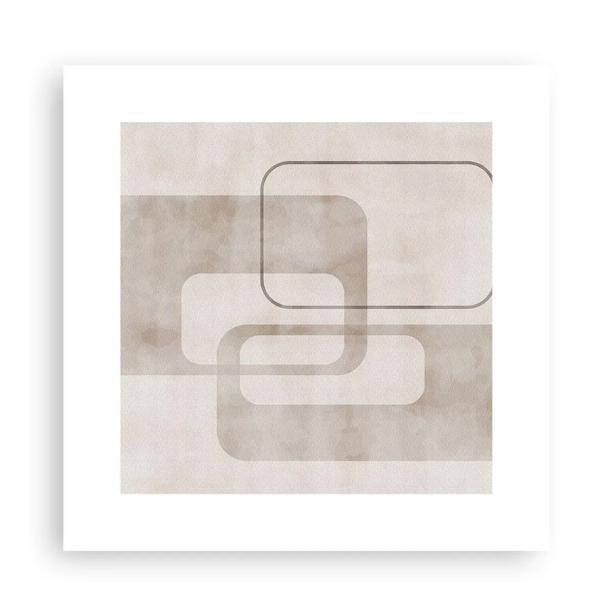 Poster - Geometrische voeg - 30x30 cm