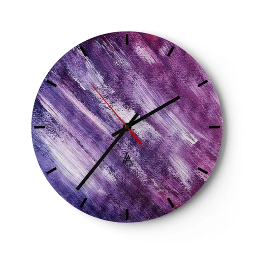 Wandklok - Klok - Als de zonnige wind waait - 40x40 cm