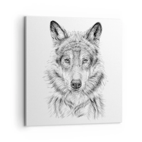 Schilderen op canvas - Een geboren leider - 60x60 cm