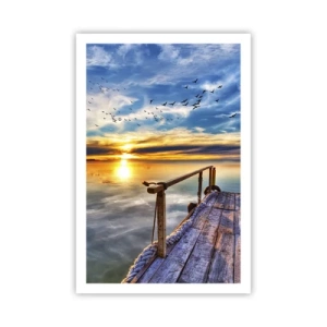 Poster - De wind gaat rusten - 61x91 cm