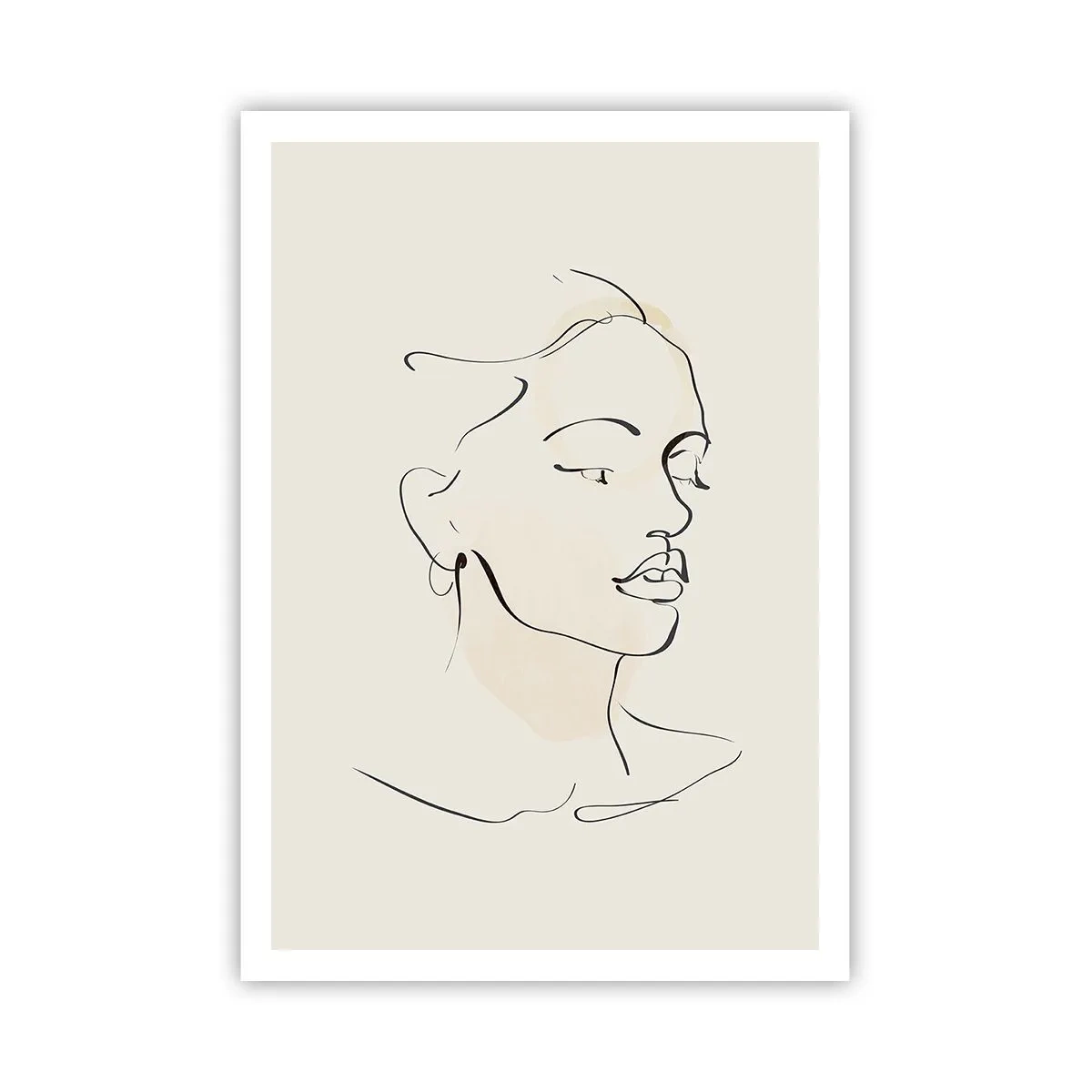 Poster - Een bepaalde lijn - 70x100 cm