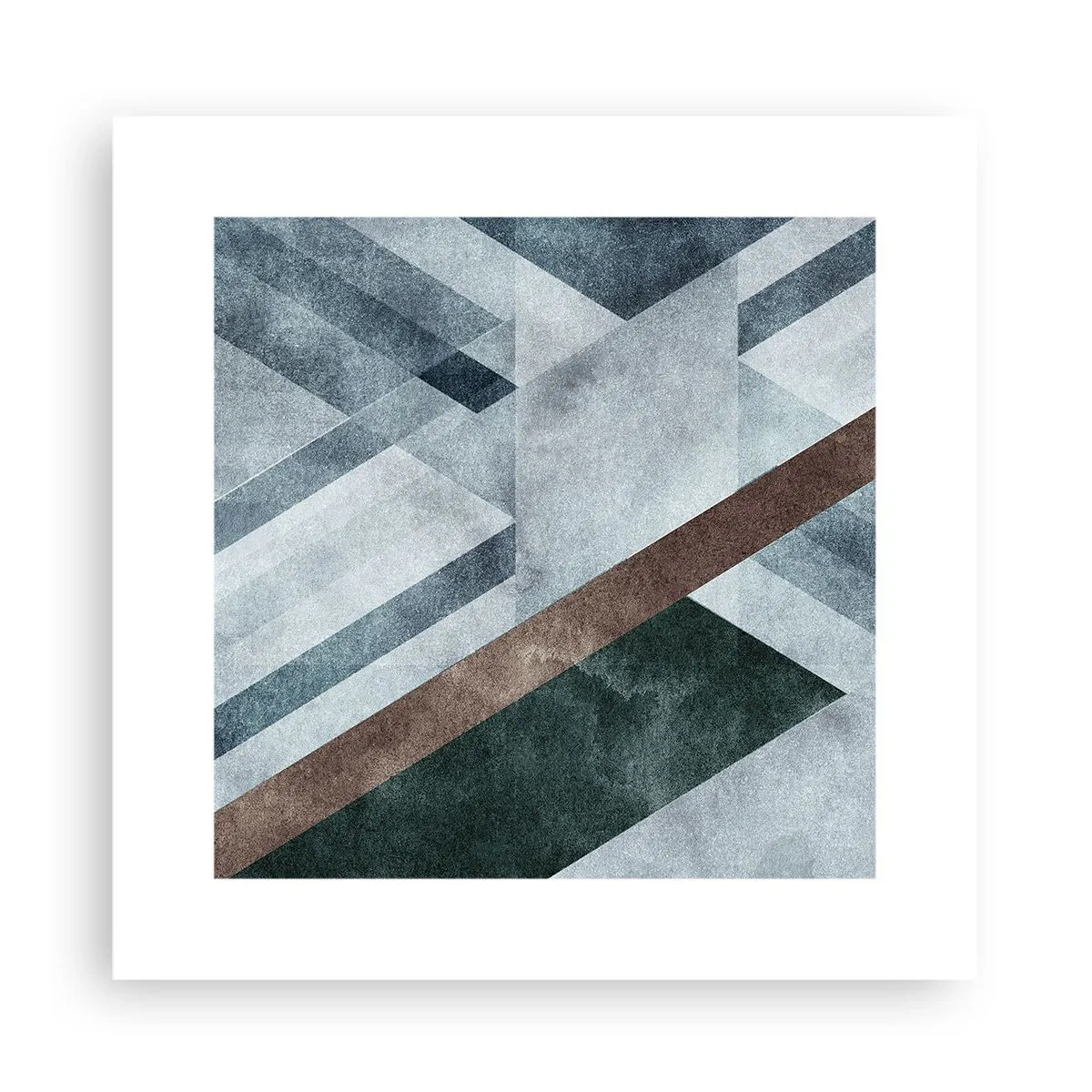 Poster - Verfijnde elegantie van geometrie - 30x30 cm