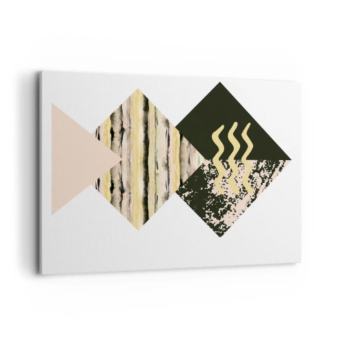 Schilderen op canvas - Er is niet zo eenvoudig - 100x70 cm