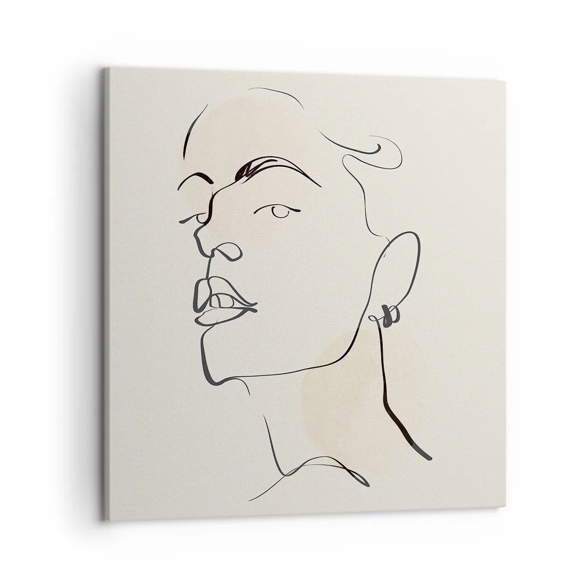 Schilderen op canvas - Een trotse blik - 50x50 cm