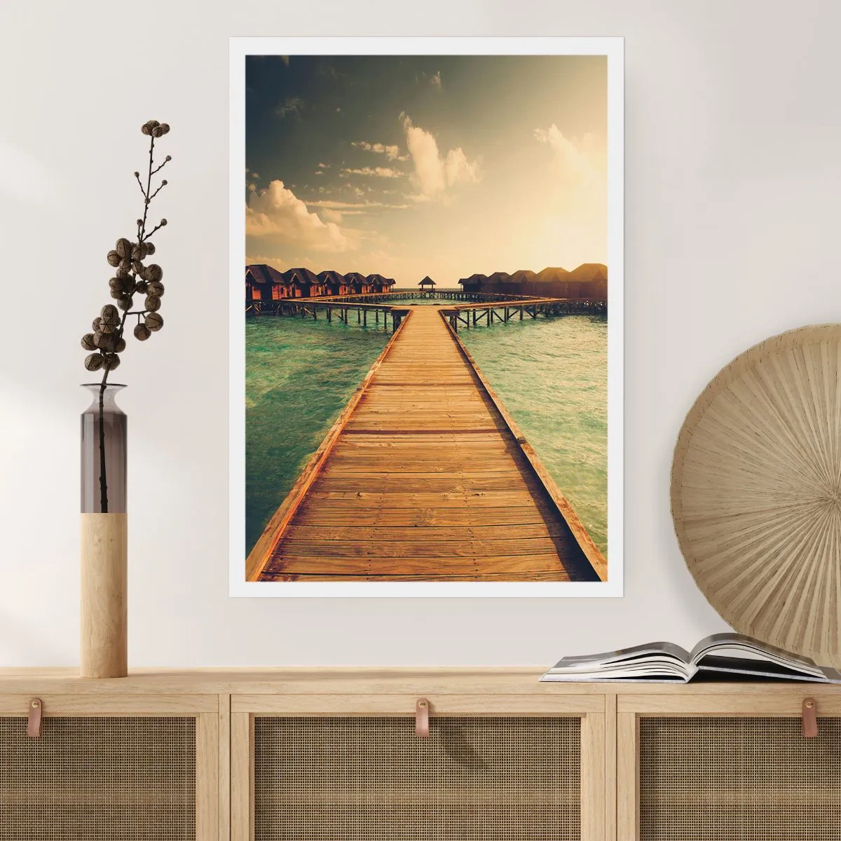 Poster - Een warme uitnodiging - 70x100 cm