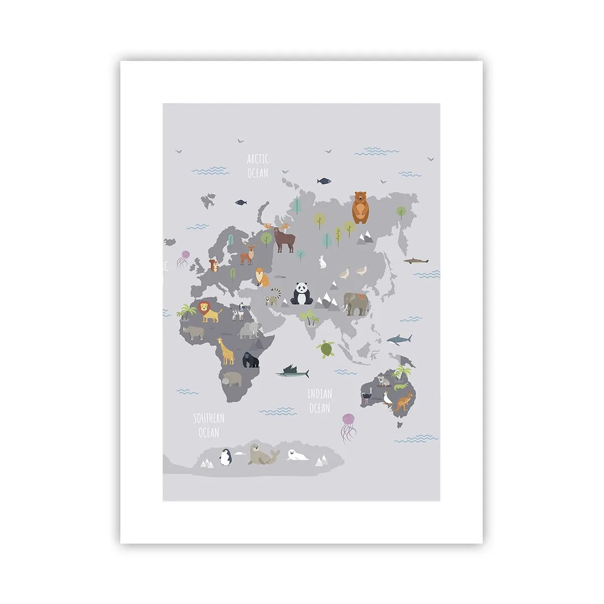 Poster - Vertel me waar je vandaan komt ... - 30x40 cm
