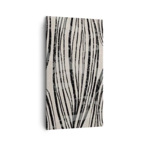 Schilderen op canvas - Lijnoverstromingsvlakte - 45x80 cm