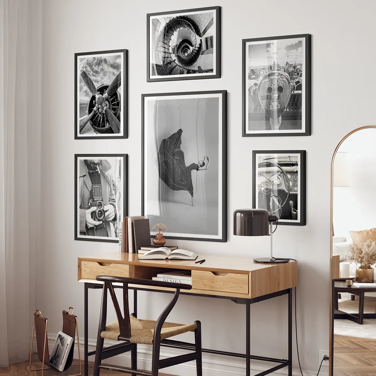 Black and white no. 2 - Inspiratie voor de hal