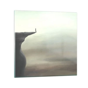 Schilderen op glas - Omhoog, natuurlijk! - 30x30 cm
