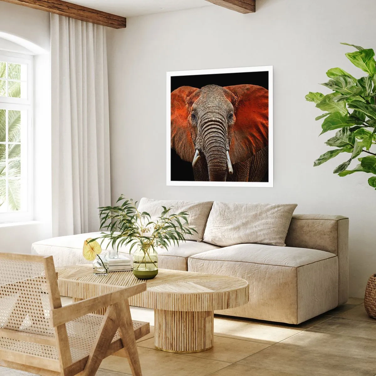 Poster - Ik ben wild, en jij? - 30x30 cm