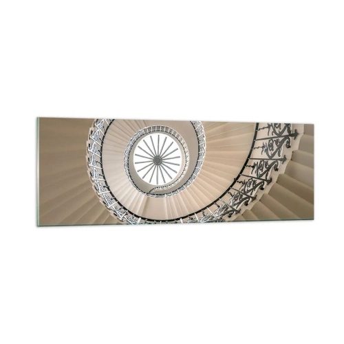 Schilderen op glas - Binnenin de schaal - 90x30 cm