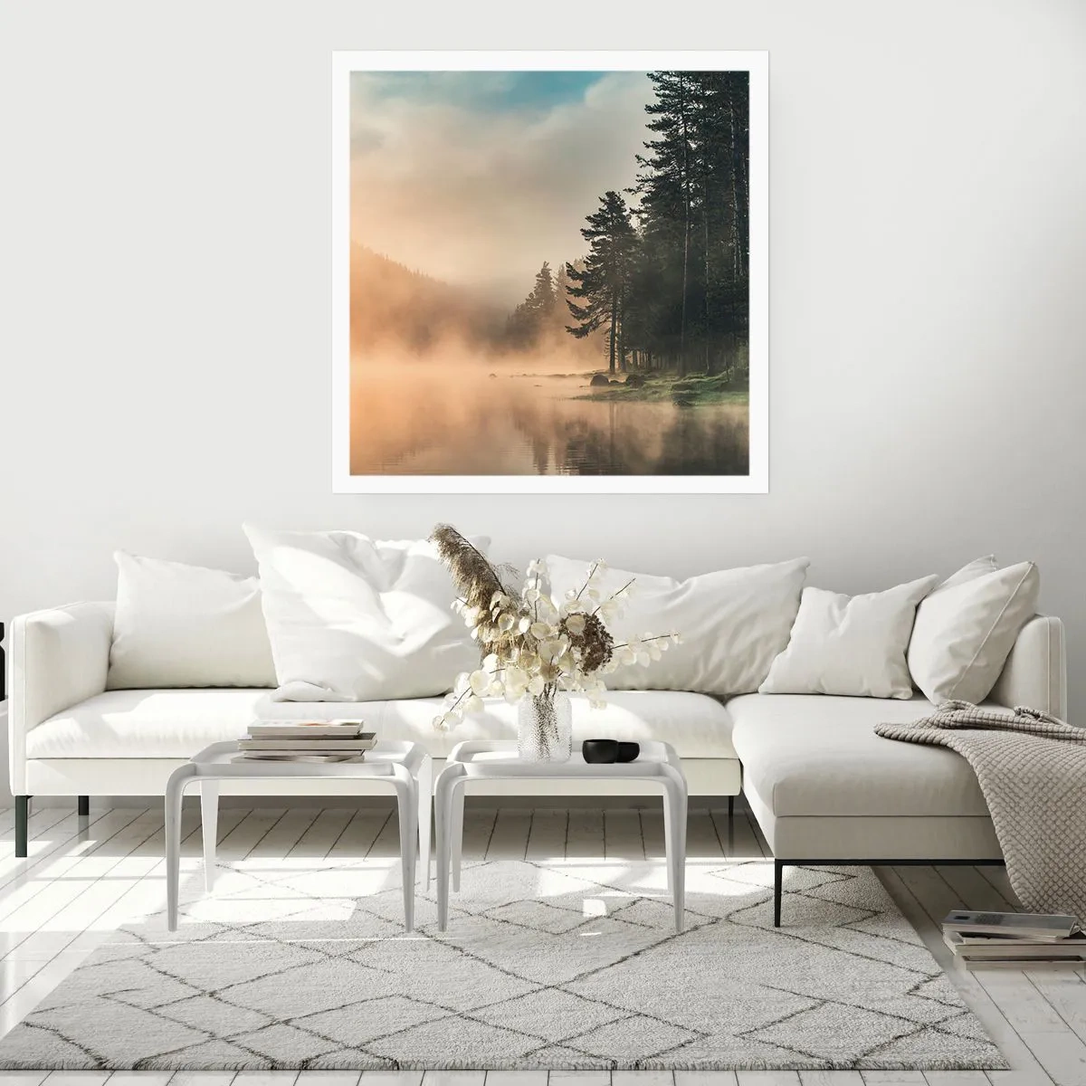 Poster - De geboorte van de dag - 30x30 cm