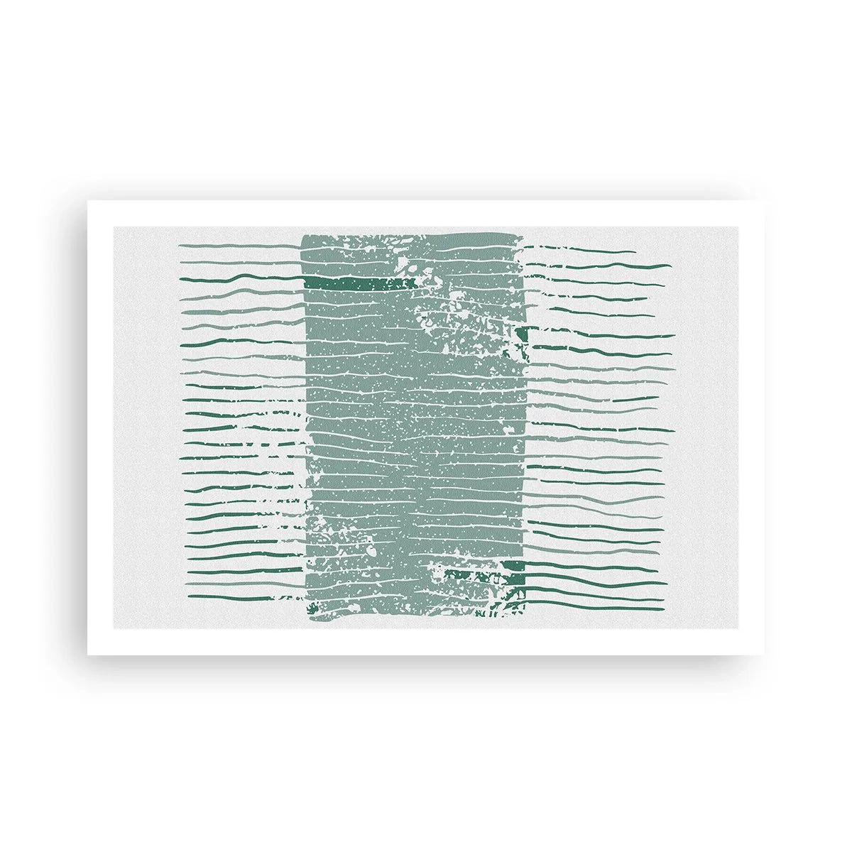 Poster - Mariene abstractie - 91x61 cm