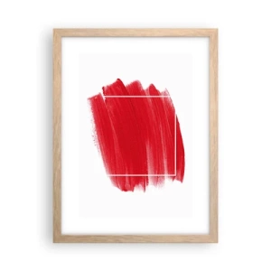 Een poster in een licht eiken lijst - Uit het frame - 30x40 cm