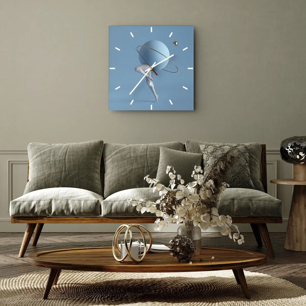 Wandklok - Klok - En de planeten zijn gek geworden - 30x30 cm