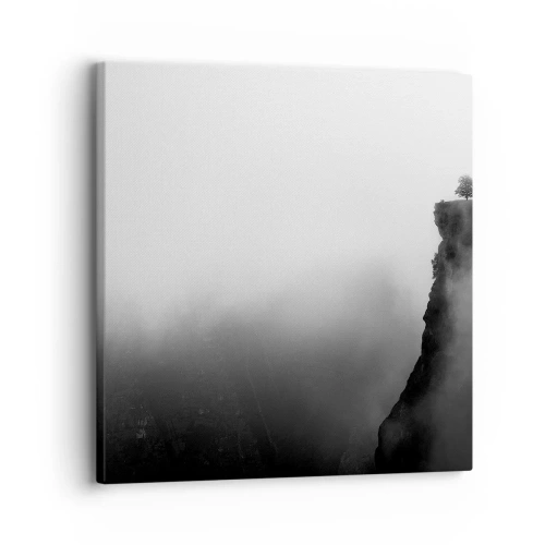 Schilderen op canvas - Aan de rand van de wereld - 30x30 cm